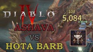 Diablo 4 | Pounding Ashava with a HotA Barb