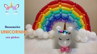UNICORNIO con globos muy FÁCIL - Unicorn on balloons