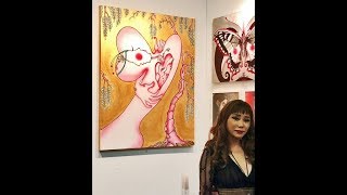 A Beautiful Talk with Artist SunHe Hong at Artexpo