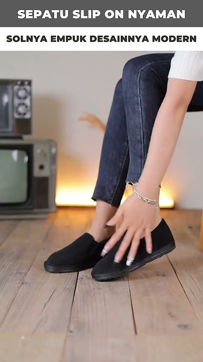 SEPATU NYAMAN BUAT KERJA..!! DESAIN SLIP ON TANPA TALI..!!