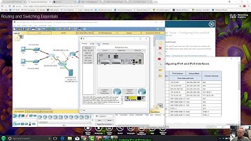 Packet Tracer 1.1.3.5 Configuring IPv4 and IPv6 Interfaces