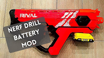 Nerf Drill Battery Mod