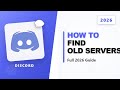 How to See Previous Discord Servers You Joined (Full 2026 Guide)