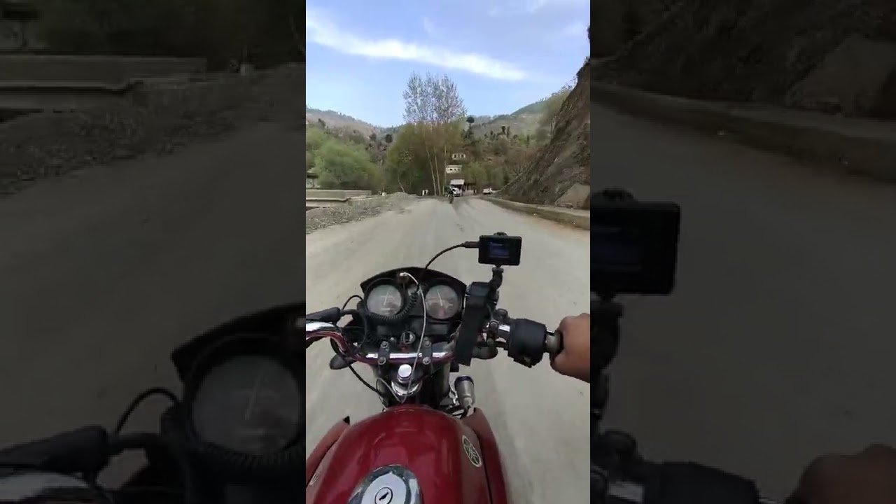 SWAT Kalam tour on bike Yamaha YBR 125