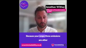 Start Your Net Zero Journey Today with Jonathan Withey from Planet Mark | Includability Shorts