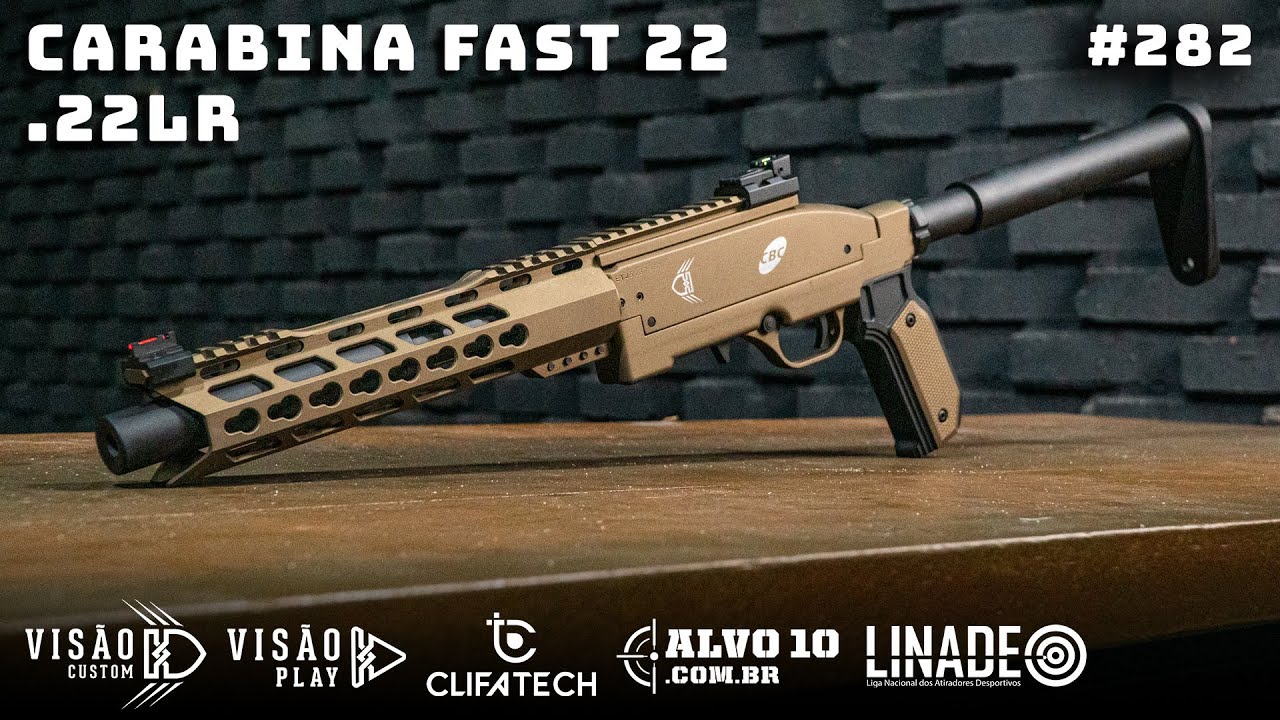 CARABINA FAST 22 .22LR // REVIEW 282 // #visaocustom #visaoplay #review #22LR #cbc