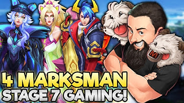 4 Marksman - How Are They Still Alive?!! | TFT Cyber City | Teamfight Tactics