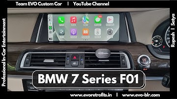 EVO FIT: Carplay MMI Working Demo on BMW 7 Series F01 Carplay MMI Interface upgrade on BMW iDrive 4
