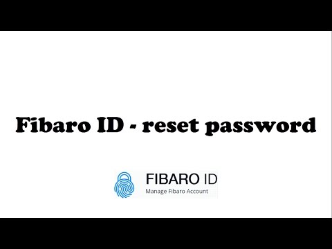 [Tutorial] Fibaro ID - reset password