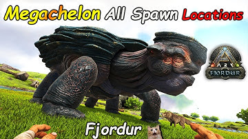 ALL Megachelon Spawn Locations in ARK FJORDUR