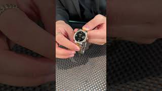 Rolex Datejust Onyx Stone Diamond Dial Steel Yellow Gold Mens Watch 116243 Review | SwissWatchExpo