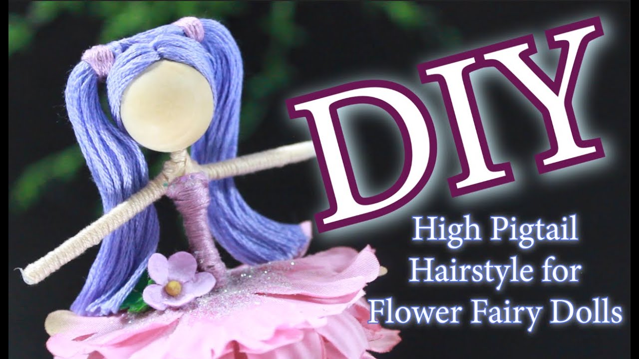 DIY Braided Hairstyle for Fairy Dolls | How to Doll Hairstyle | Huong  Harmon - YouTube