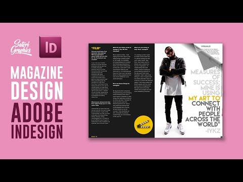 MAGAZINE LAYOUT IN ADOBE INDESIGN TUTORIAL - PHOTOSHOP & INDESIGN - Adobe InDesign Tutorial