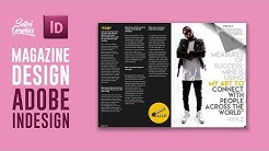 MAGAZINE LAYOUT IN ADOBE INDESIGN TUTORIAL - PHOTOSHOP & INDESIGN - Adobe InDesign Tutorial - Durasi: 10.37. 