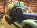 Vintage 1942 Chevy 1935 REX MOTO MIXER Rare concrete Truck Restoration