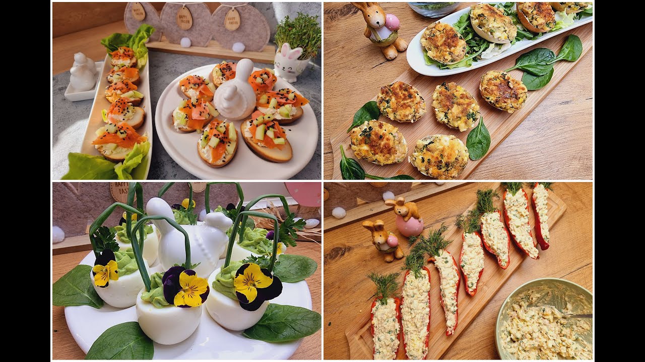 Śniadanie wielkanocne część 4, jajka na różne sposoby, kolorowo i pysznie, #wielkanoc #jajka