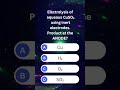 Electrolysis of Aqueous CuSO₄ — Product at the Anode? | Electrochemistry | A-Level Chemistry