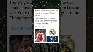 Real Madrid &amp; Paris Saint-Germain Join Race for Gabriel Magalhães as Arsenal Future Hangs in Balance
