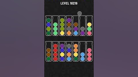 Ball Sort Puzzle Level 10219 / Water Sort Puzzle Level 10219  / all the same