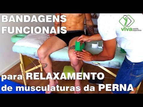 RELAXAMENTO DE MUSCULATURAS DA PERNA com BANDAGENS FUNCIONAIS