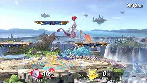 Mewtwo Tech (Smash Ultimate): Ledge Cancel Dair from Battlefield Platform