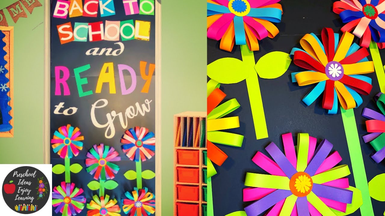 Back To School Classroom Door Decoration For Schools/Begin Of The  Year/Ready To Grow - Youtube