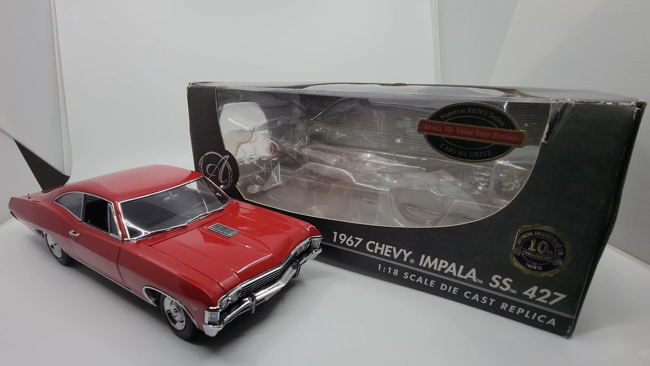 Ertl/SC 1967 Chevrolet Impala SS 427 1/18 Unboxing & First