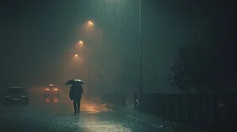 Heavy Rain Walk.I hope you all sleep well. I don’t think I’ll be able to sleep because I’m worried.