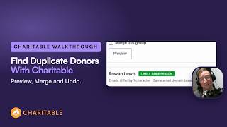 How to Find and Merge Duplicate Donors in WordPress (Charitable)