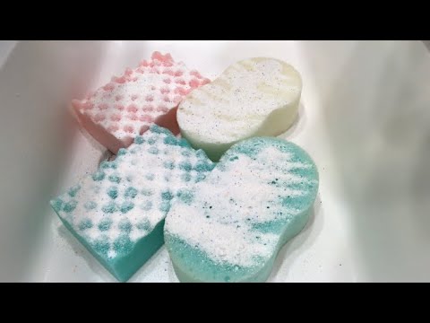 Asmr Newcarsponge Dishsoap 車用スポンジと食器用洗剤であわもこ Youtube