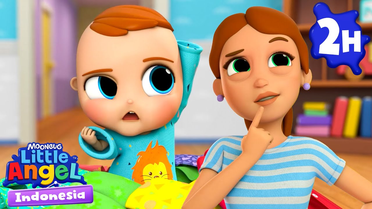 Aku Bisa Pakai Baju Sendiri | Little Angel Bahasa Indonesia | Kartun dan Lagu Anak