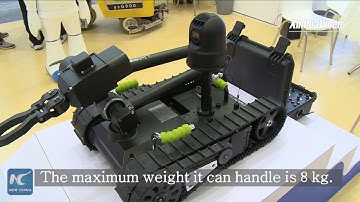 New bomb disposal robot unveiled at Shanghai service robot exhibition