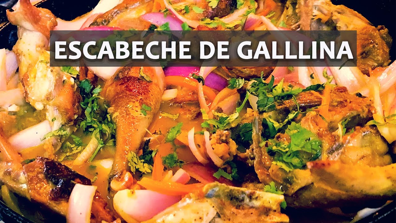 ESCABECHE DE GALLINA | RECETA PERUANA | GALLINA DE CORRAL