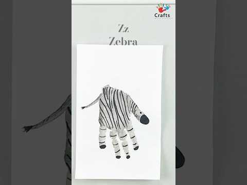Heart Zebra Craft