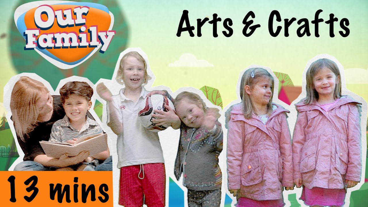 Arts and Crafts with CBeebies Our Family