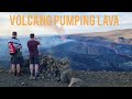 Volcano pumps lava to Meradalir 🌋 Lava moving direction Reykjavik