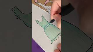 Clothes for paperdolls | ropa para muñecas de papel #dress #coloring #drawing #fashion