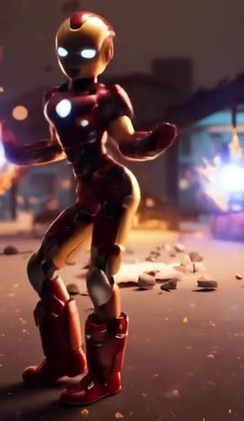 Iron Girl got the moves! 💃🦾🔥#irongirl  #superherodance  #marvelshorts  #girlpower #epicshorts