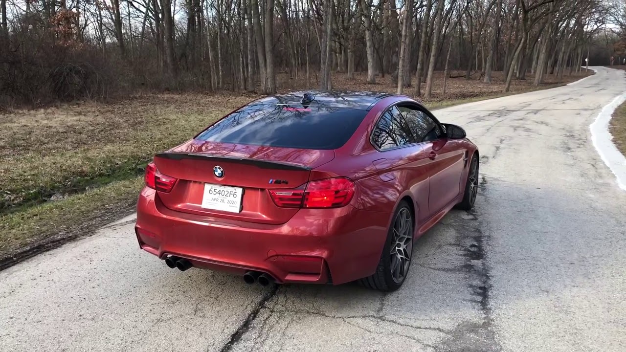 BMW M4 Competition Revs and Acceleration! LOUD Pops and Bangs! - YouTube