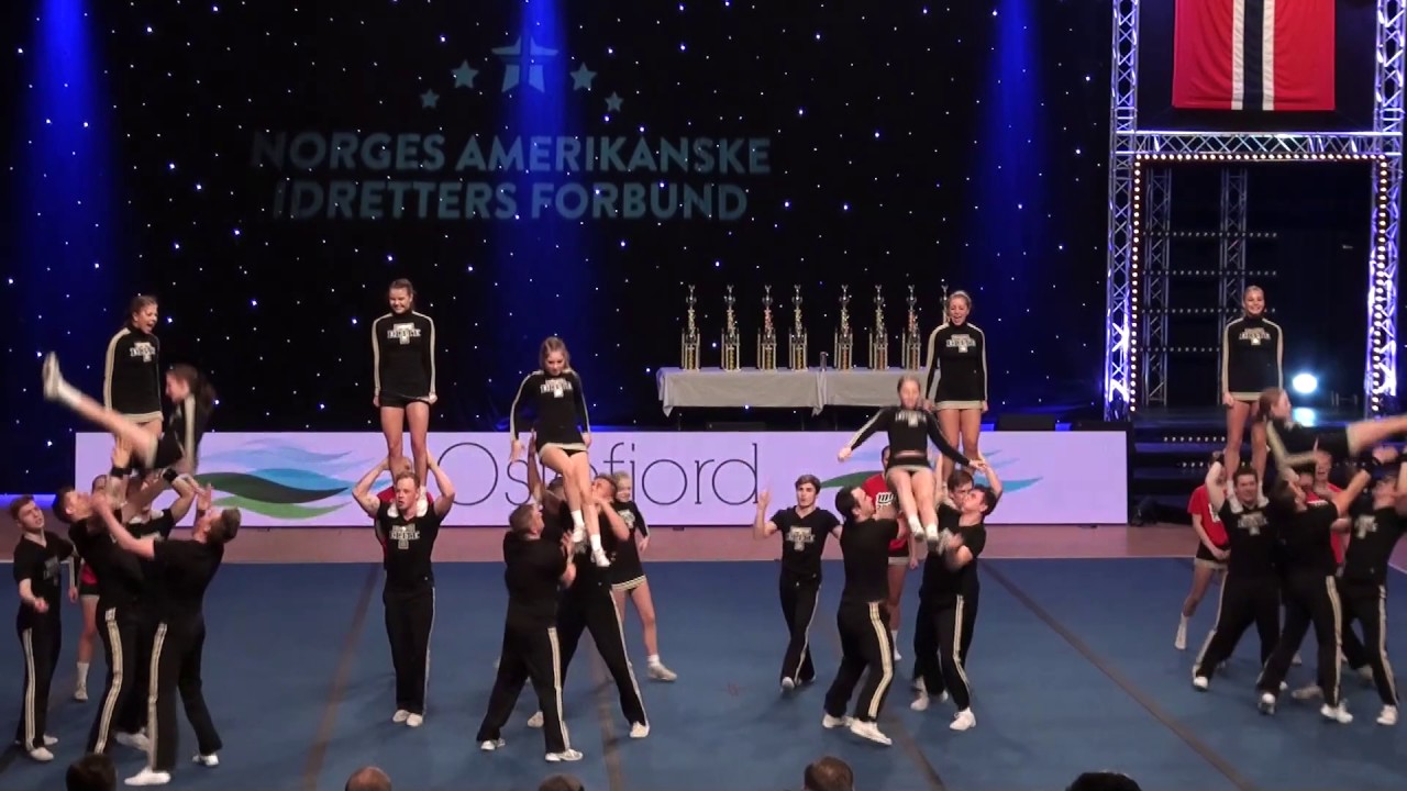 Norgesmesterskapet i Cheerleading 2017 Senior Cheer Coed Premier   NRC Tigers Coed Elite dag 2