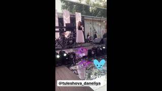 Daneliya Tuleshova - performance at a wedding. 30.08.2019