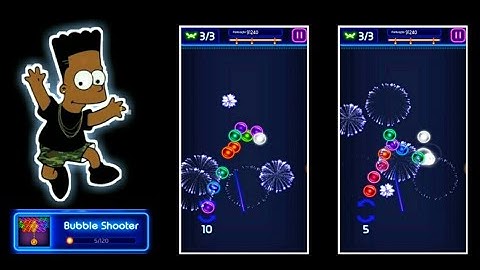 Bubble Shooter - Tic Tac Toe Glow #1