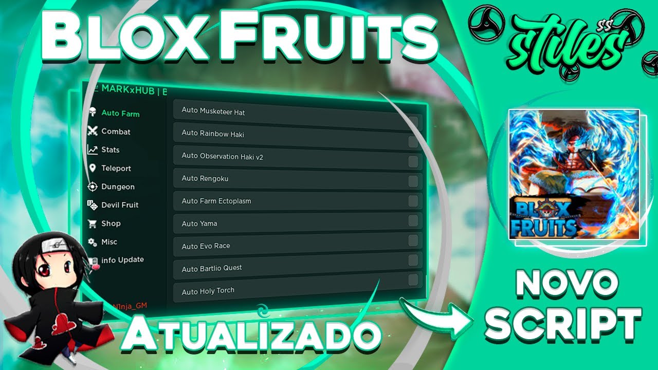 NÃO É CLICKBAIT, ACHEI O SCRIPT MAIS FORTE DO BLOX FRUITS