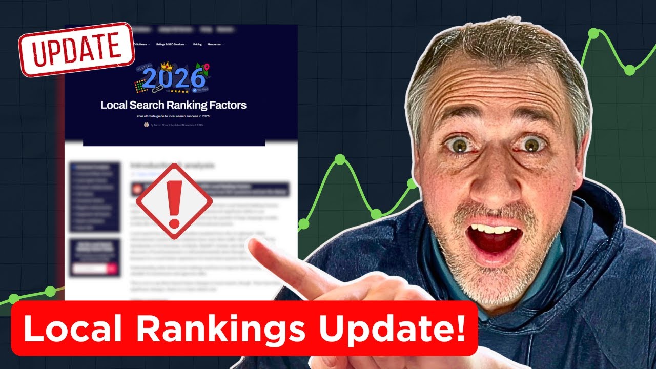 Local SEO Ranking Factors - 2026 WhiteSpark Survey (First Look)