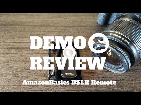 Review: AmazonBasics DSLR Remote for Pictures & Video — video thumbnail