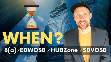 When to REALLY Apply For Federal Contracting Set-Asides like 8a, WOSB, HUBZone and SDVOSB