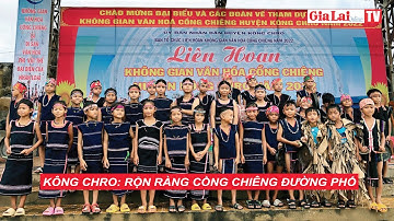 Kông Chro: Rộn ràng cồng chiêng đường phố #baogialaidientu #congchieng