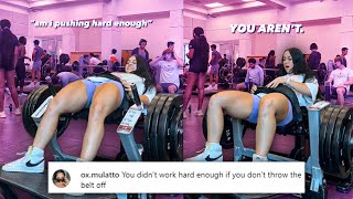 Girl's Obsessed With Working Harder Than Last Time