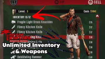 THE BEST SOLO GLITCH IN DEAD ISLAND HISTORY! UNLIMITED INVENTORY & WEAPONS!