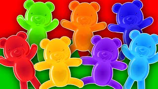 jelly bears | colors song | learn colors | nursery rhymes | kids songs